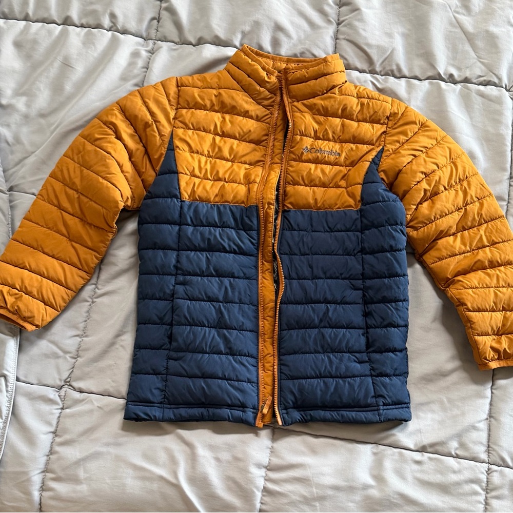 Columbia Omni-Heat kids puffer jacket size Medium 10/12